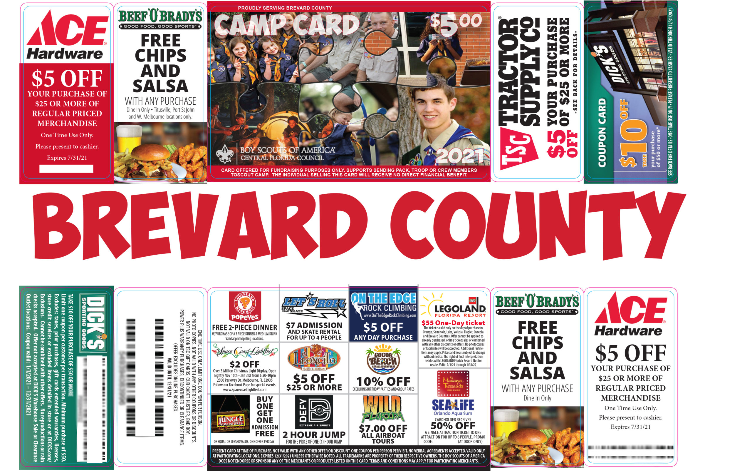 2021 Brevard County Camp Card Central Florida Council